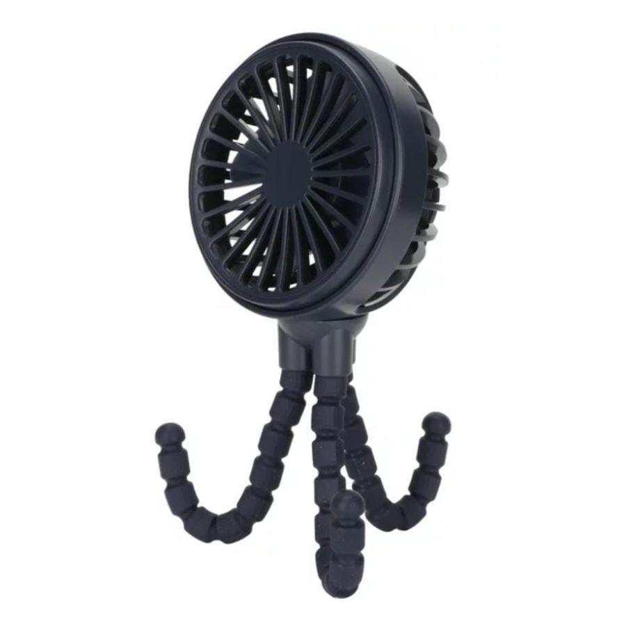 Ventilador Con Trípode Negro-0