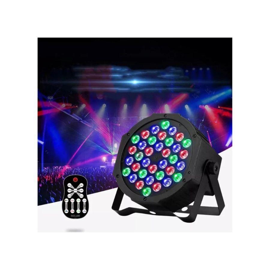 Foco Led Rgb De 36 Luces Con Control Remoto-2
