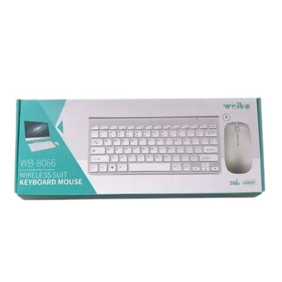Kit De Teclado Y Mouse Inalámbrico Weibo Keyboard Mouse WB8066-2
