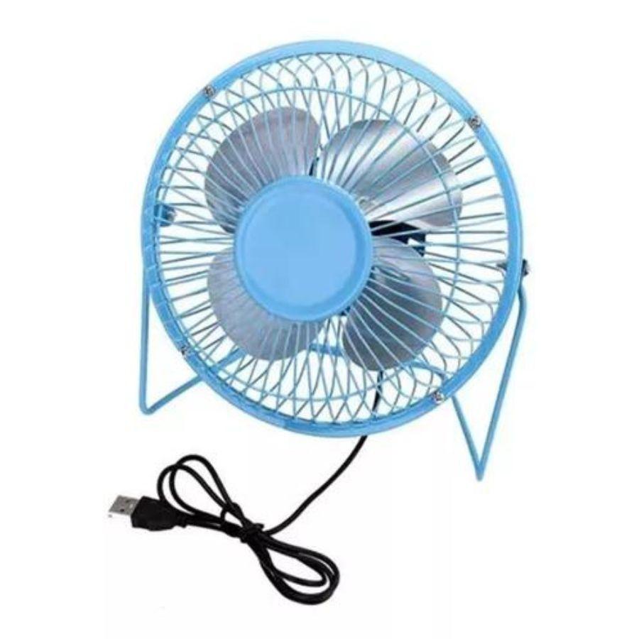 Mini Ventilador Usb Metálico Portátil Potente Y Silencioso-4