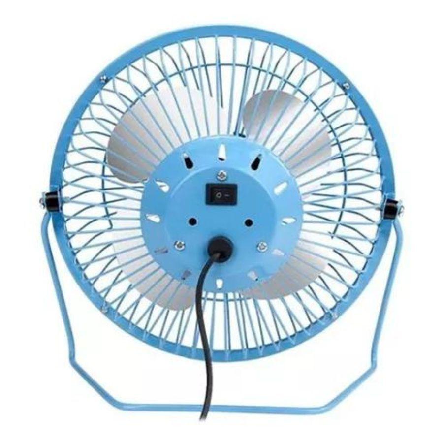 Mini Ventilador Usb Metálico Portátil Potente Y Silencioso-1