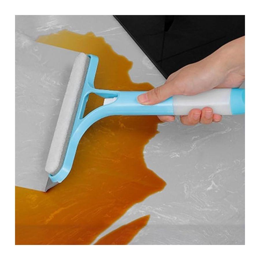 Limpia Parabrisas Raspador Limpiavidrios Con Spray 3 En 1-3