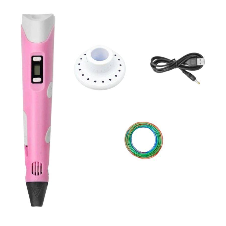 Lapiz Impresora 3D Filamentos Rosado-2