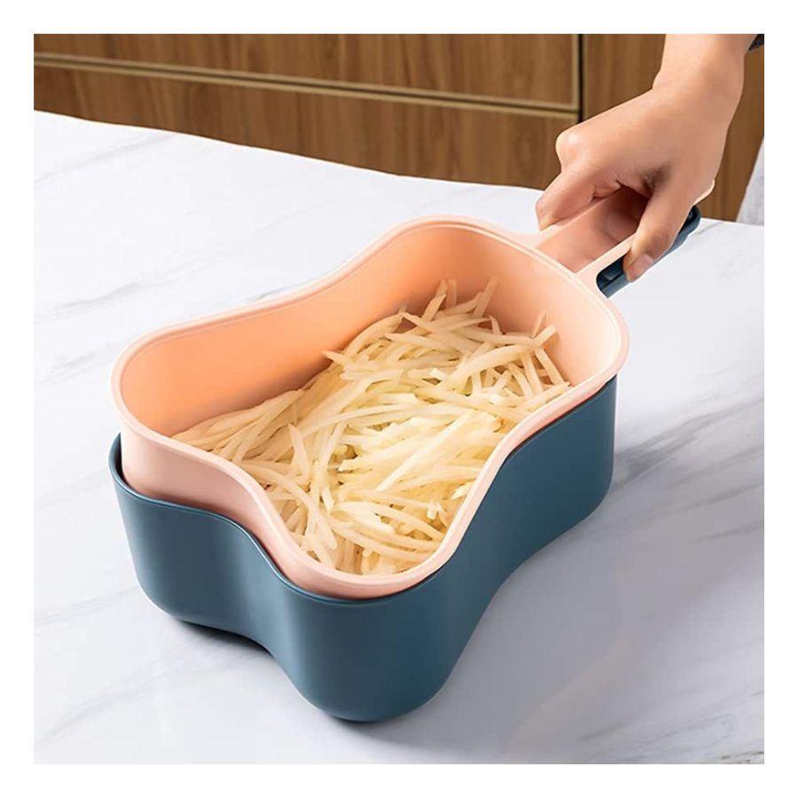 Cortador Rallador de Verduras Multifuncional Cocina-4