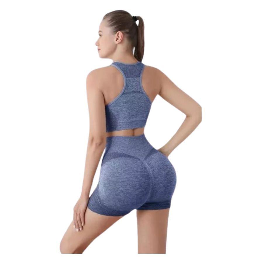 Conjunto Deportivo Mujer Gym Yoga Short-1
