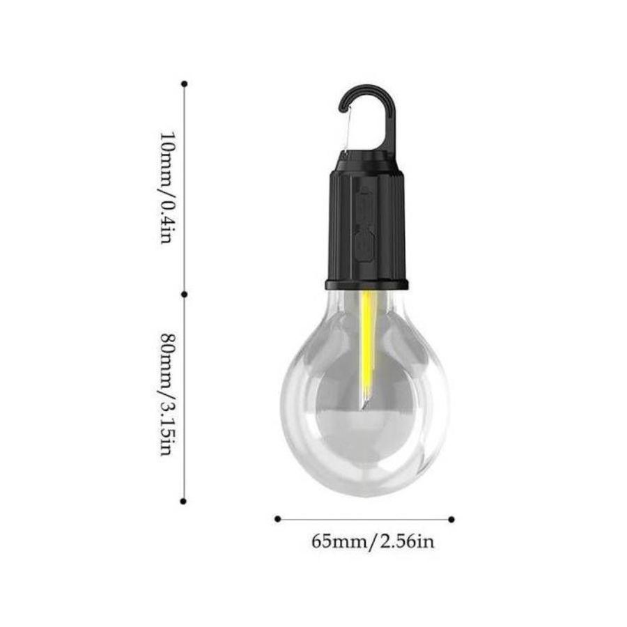 Pack 2 Lampara Ampolleta Recargable Usb Interior Exterior-2