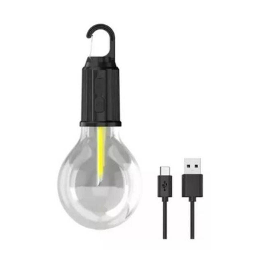 Pack 2 Lampara Ampolleta Recargable Usb Interior Exterior-3
