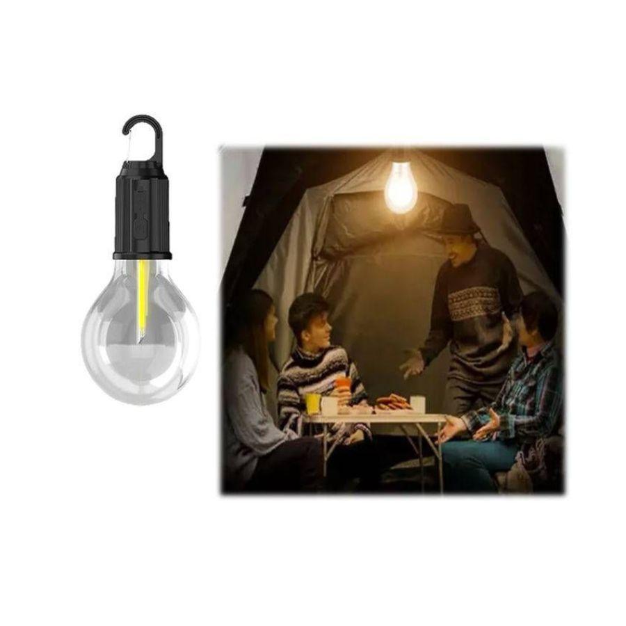 Pack 2 Lampara Ampolleta Recargable Usb Interior Exterior-4