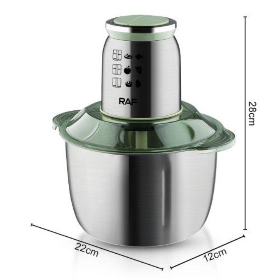 Procesador de Alimentos de Acero Inoxidable 5 Litros Raf-2