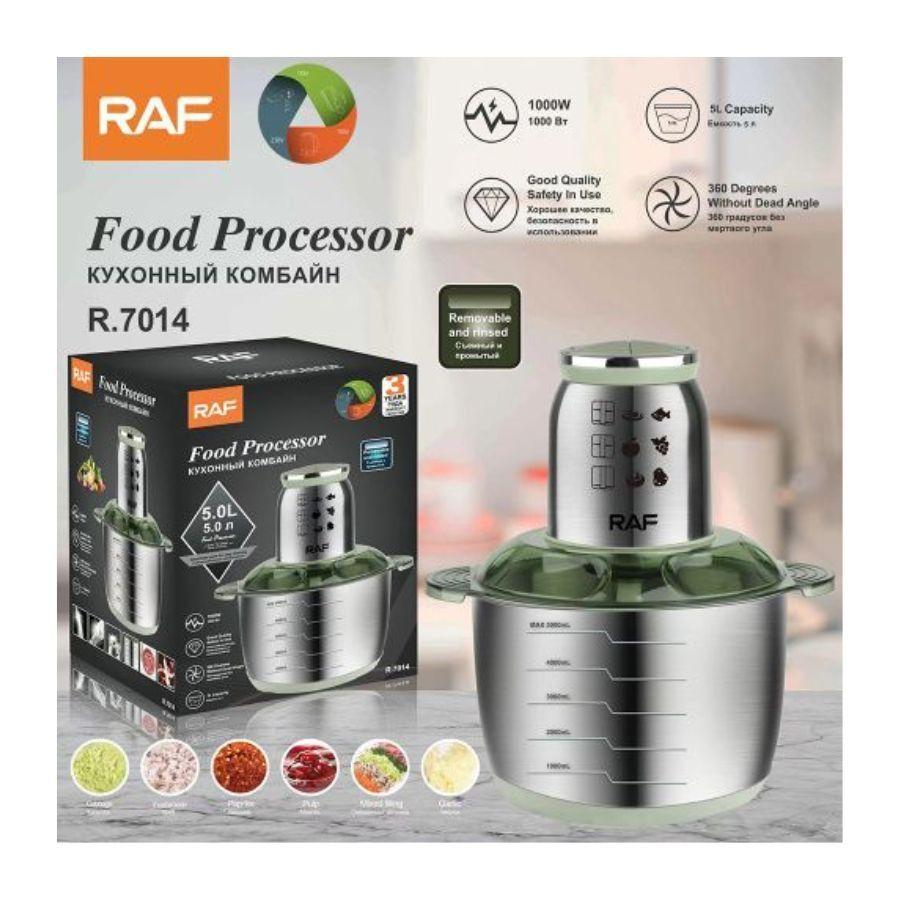 Procesador de Alimentos de Acero Inoxidable 5 Litros Raf-4