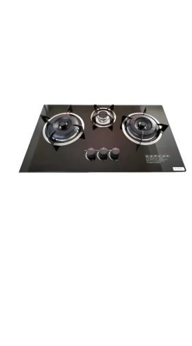 Cocina Encimera A Gas Placa Vidrio Templado 3 Platos-3