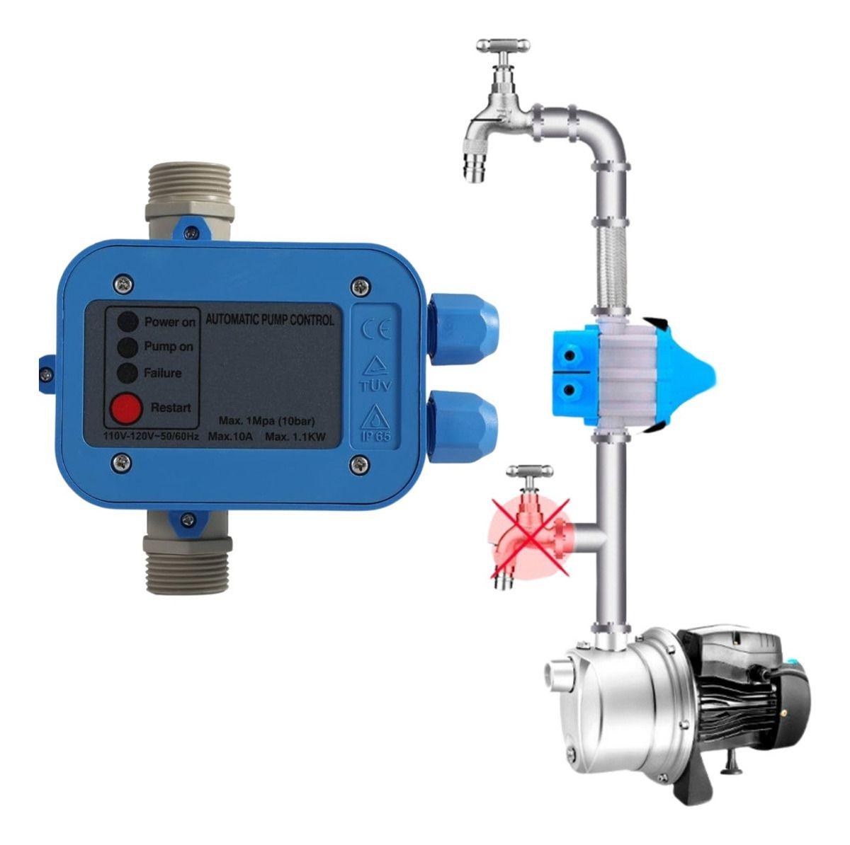 Controlador De Presion Bomba Agua Presurisadora Automatico-3