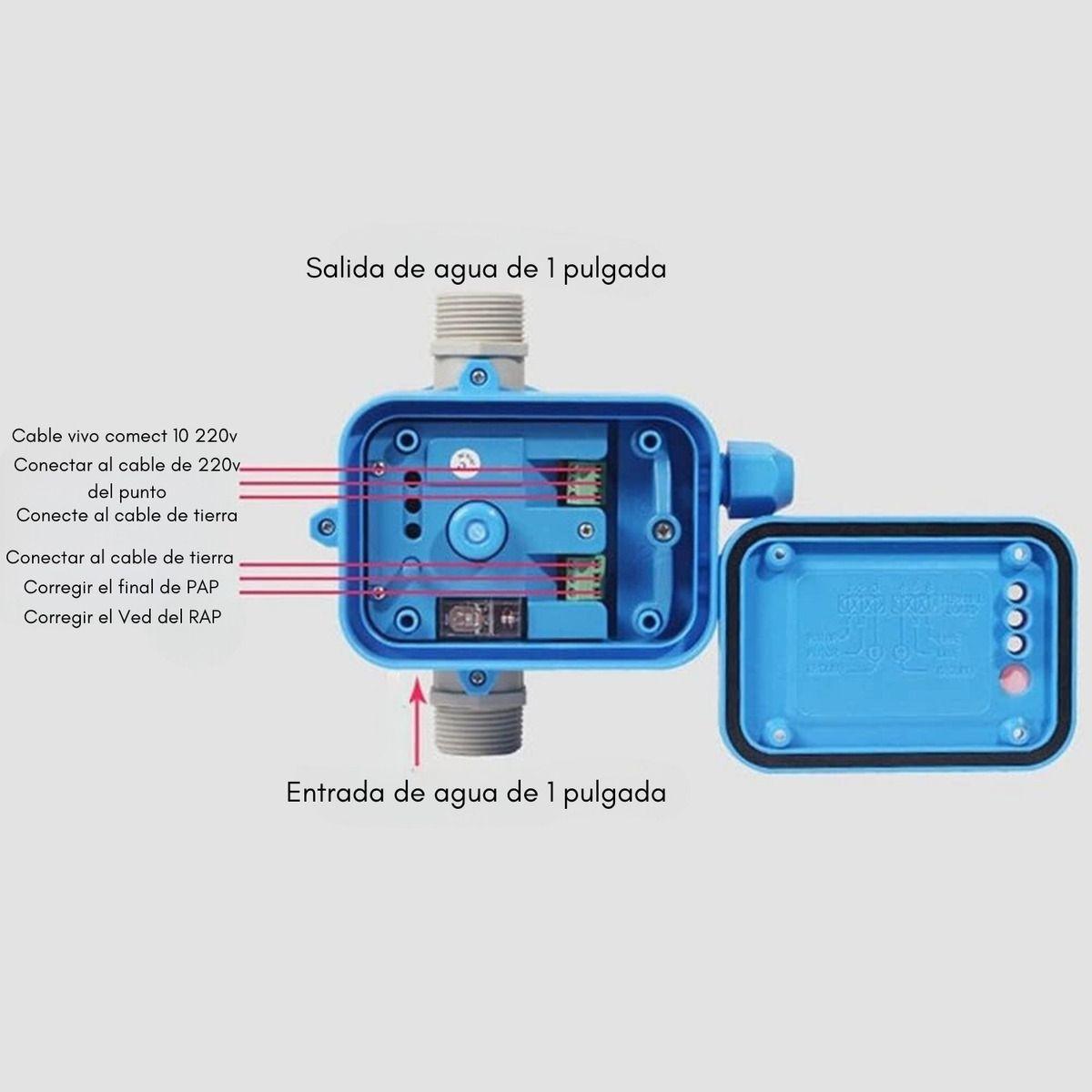Controlador De Presion Bomba Agua Presurisadora Automatico-7