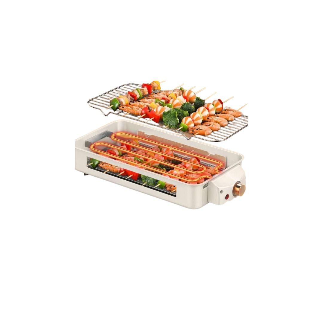 Parrilla Electrica Multifuncion 1500w Encimera Antiadherente 46x22 6 CM-2