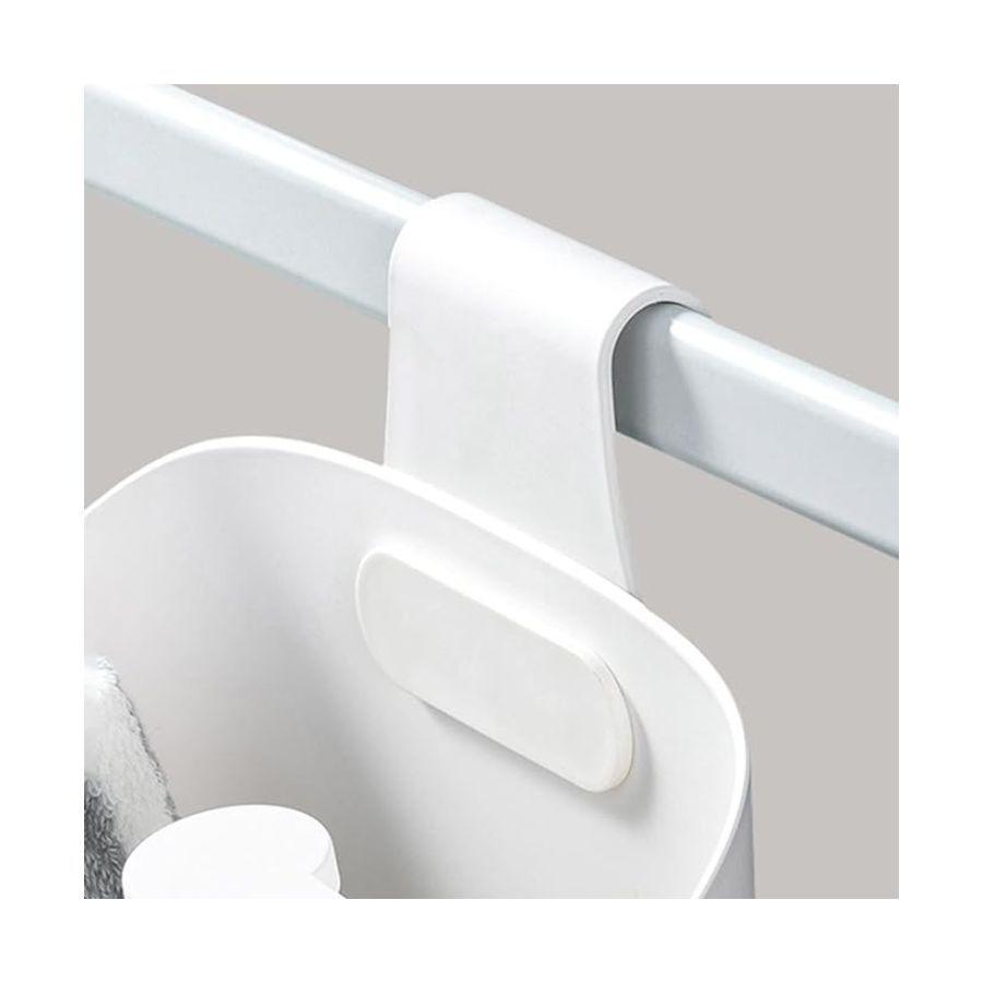 Cesta Colgante De Plastico Con Gancho Ducha Baño-1