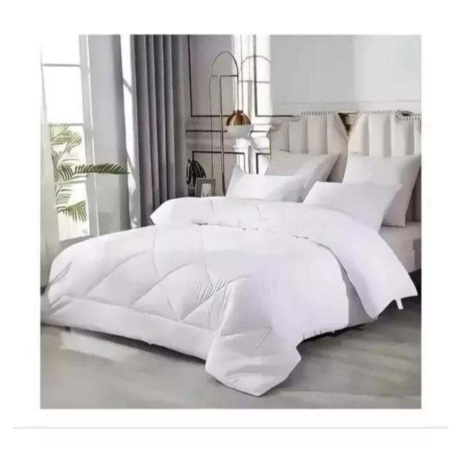 Plumon Edredon Nordico De Seda 2 Plazas 150x200cm Blanco-4