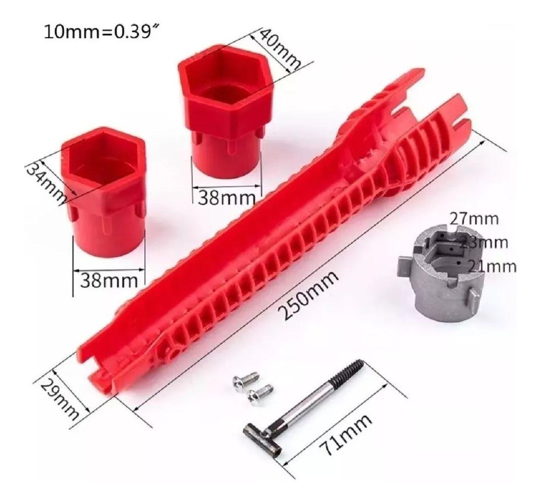 Llave Multifuncional De Reparación De Lavabos Y Baños 8 En 1-2