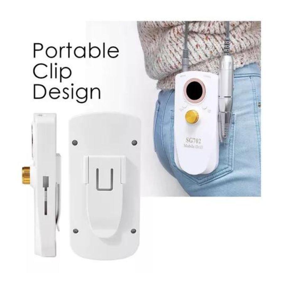 Torno Eléctrico Para Uñas Manicure Y Pedicure Inalambrico 36w-2