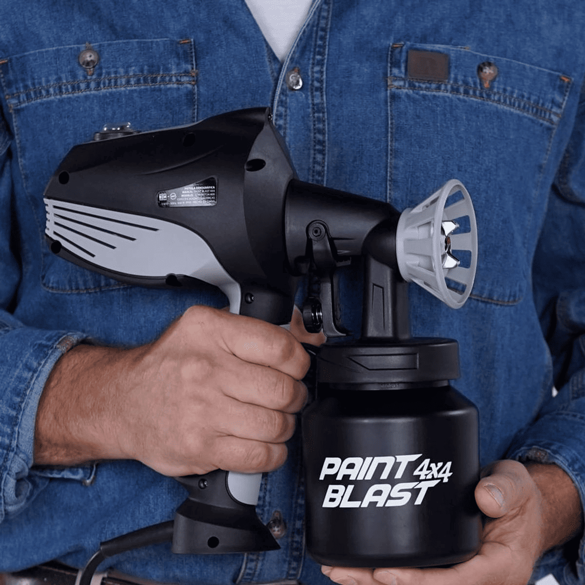 Pistola Para Pintar Eléctrica Paint Blast 4x4 Max-6