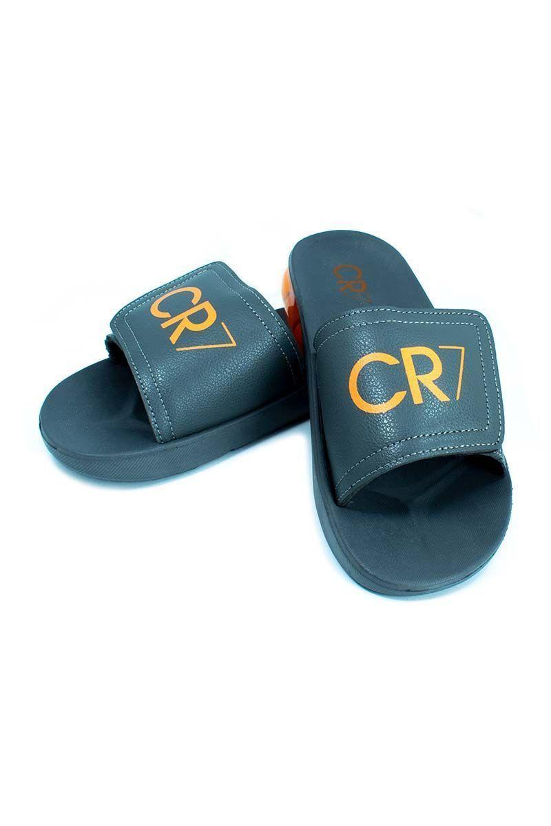 Sandalias CR7-08 gris y naranjo moletto-8