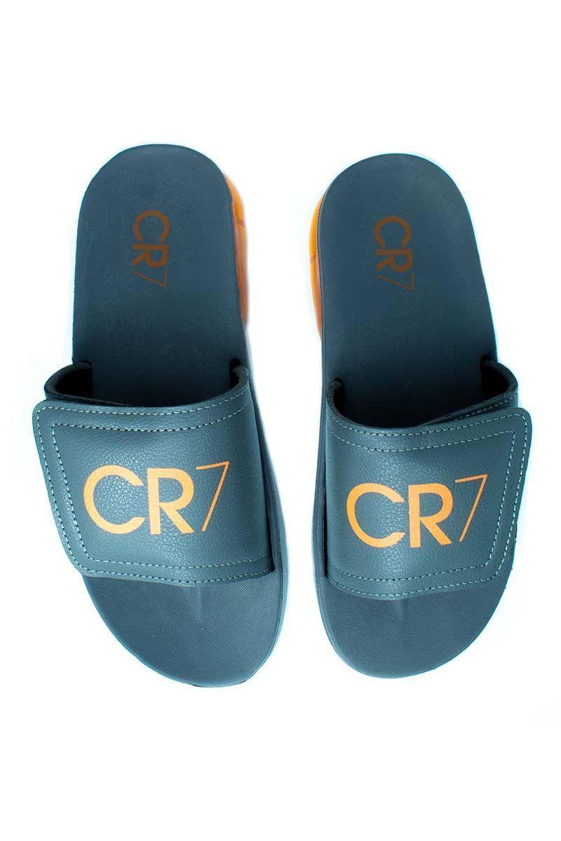 Sandalias CR7-08 gris y naranjo moletto-3