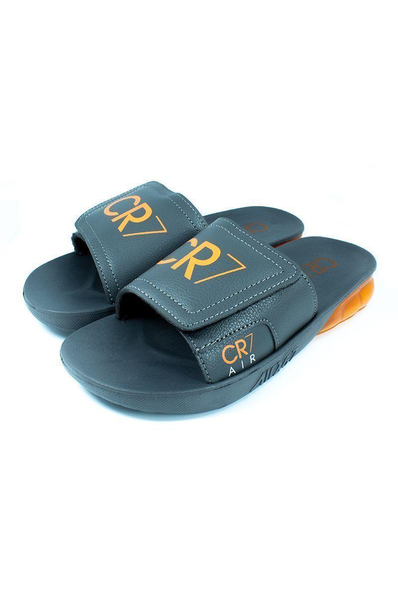 Sandalias CR7-08 gris y naranjo moletto-10