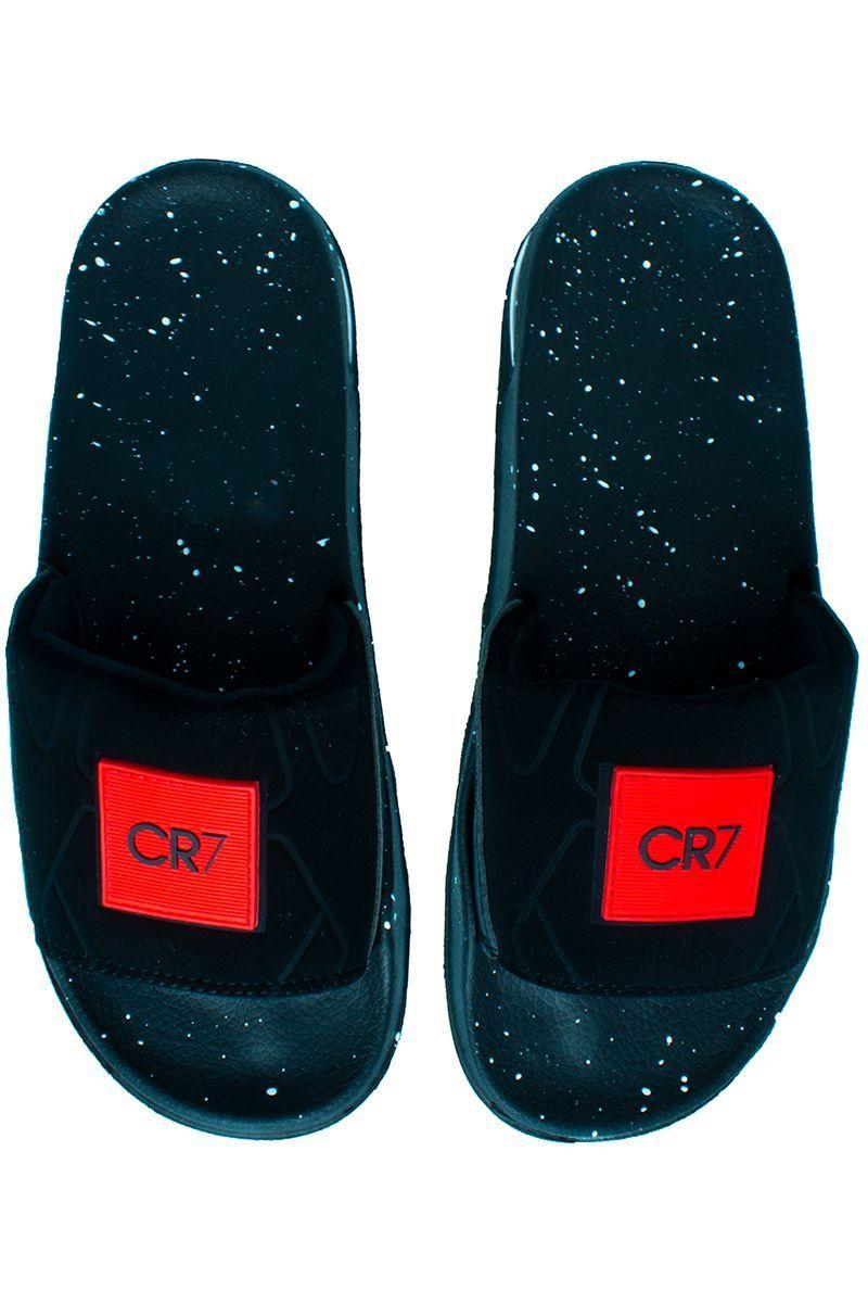 Sandalias Casual CR7 Negro/Rojo CR707NR Moletto-1
