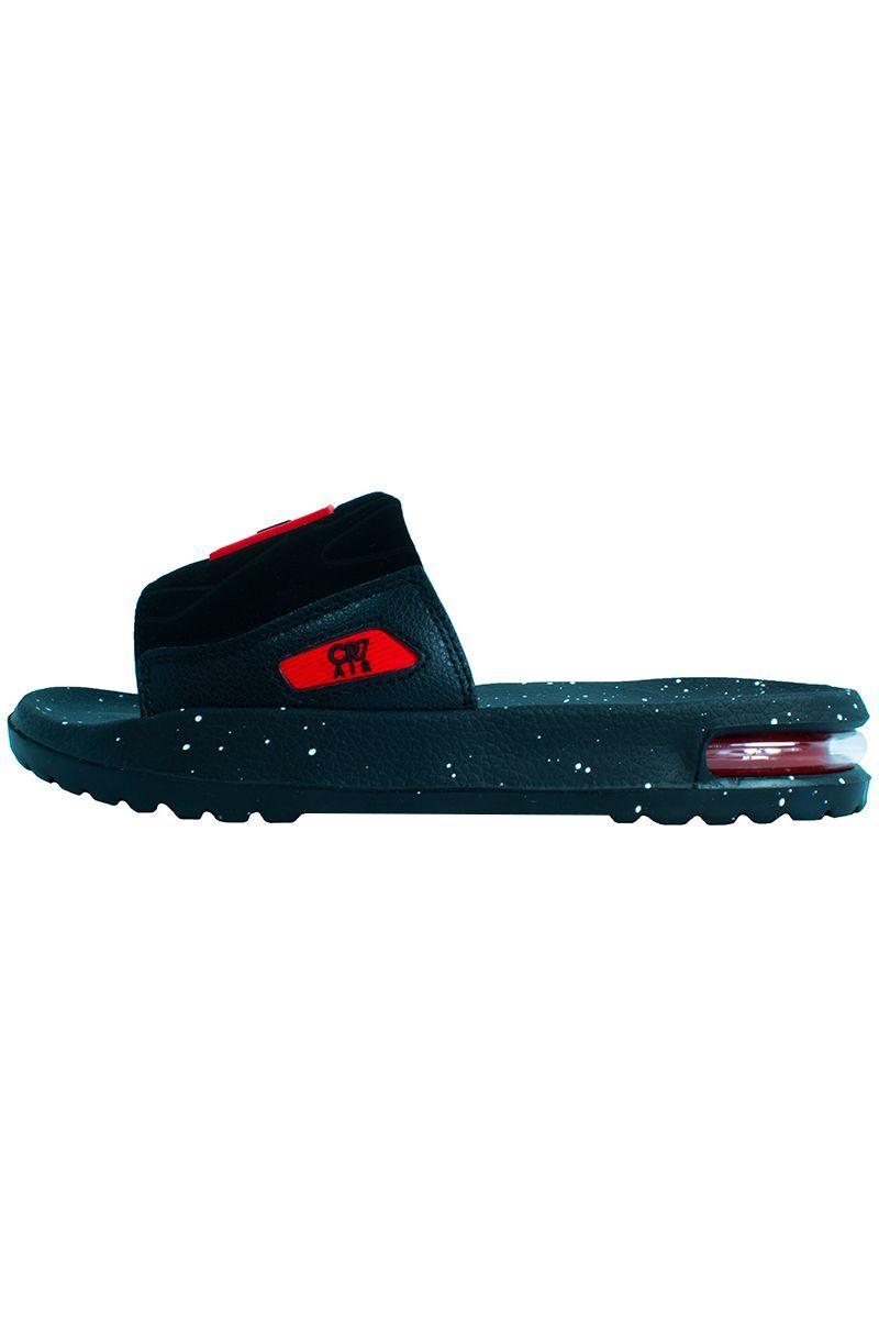 Sandalias Casual CR7 Negro/Rojo CR707NR Moletto-2