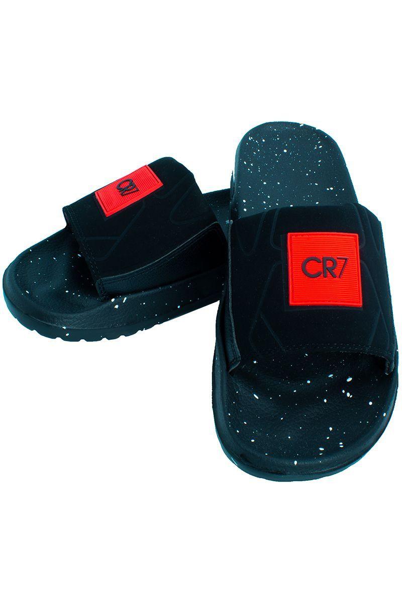 Sandalias Casual CR7 Negro/Rojo CR707NR Moletto-3