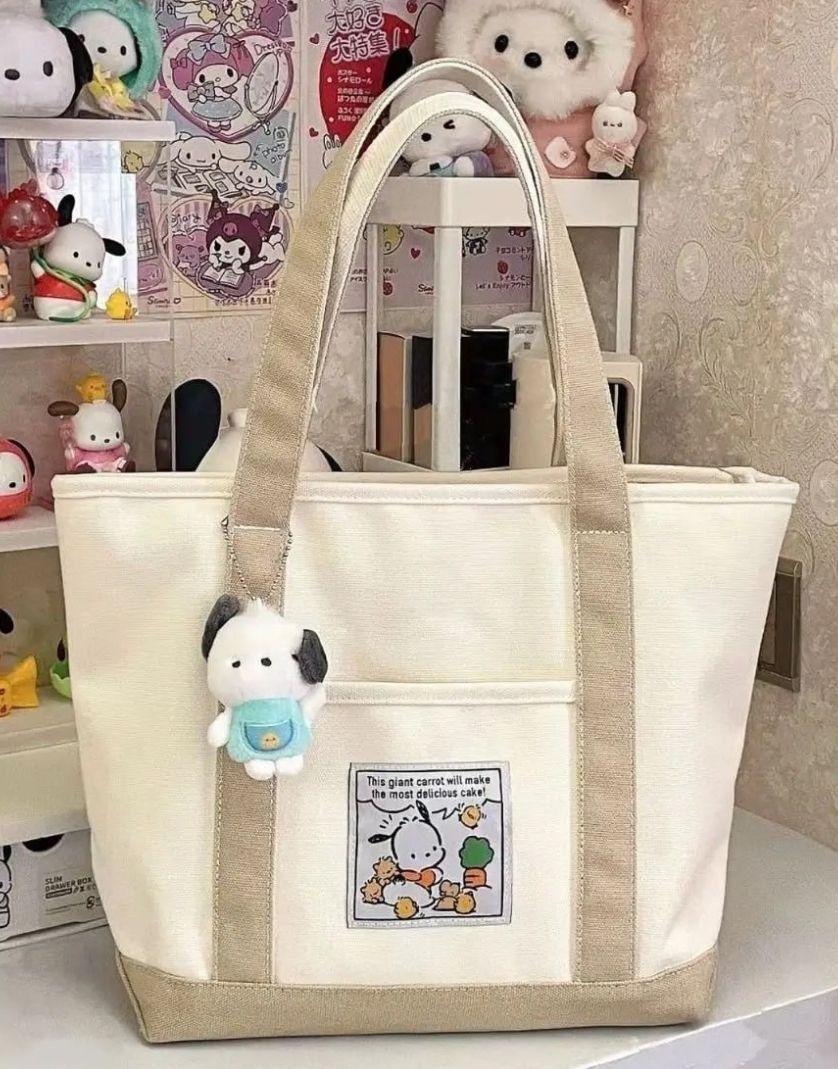 Bolso Dibujo Animado Canvas Pochacco-3