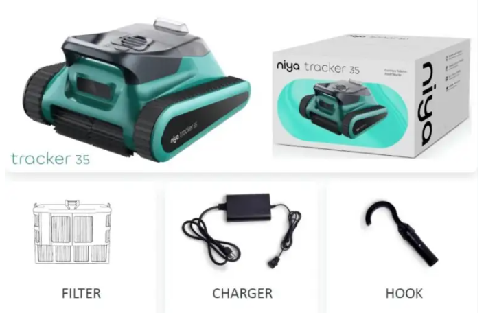 ROBOT LIMPIA PSICINAS INALAMBRICO MAYTRONICS NIYA TRACKER 35-2