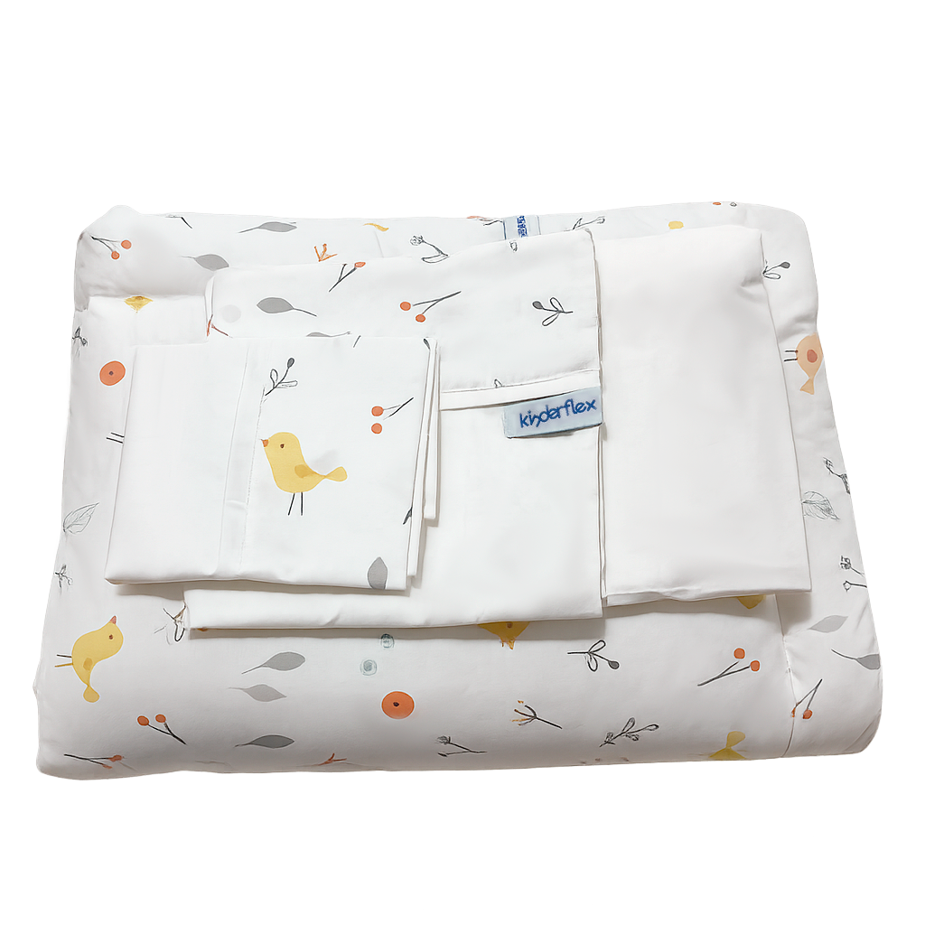 Set Cuna Colecho 100% Algodón Birdy-2