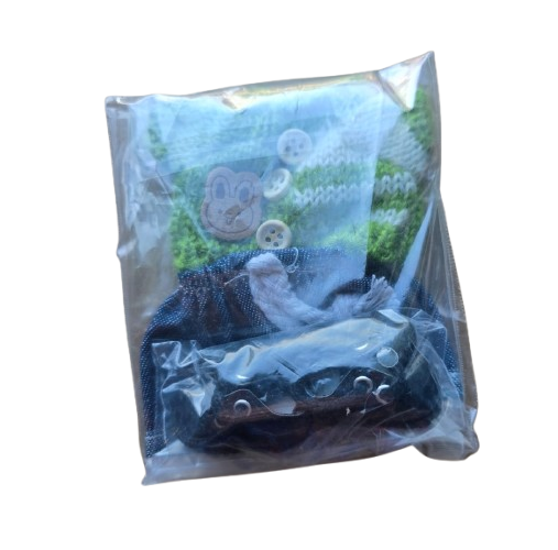 Set De Ropa Labubu Accesorios 3 Piezas Verde-2