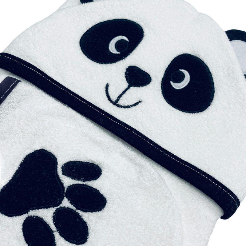Toalla Bordada Panda Algodón Peruano-1
