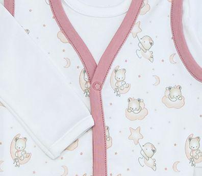 Ajuar 5 Piezas Moon Bear Algodón Peruano-1