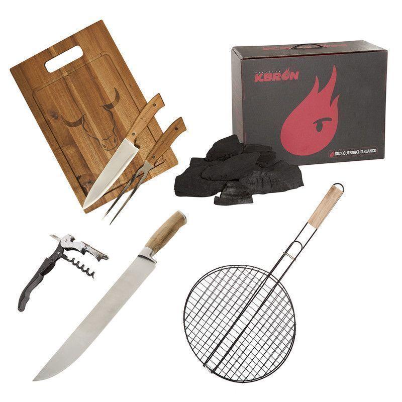 Set Parrillero 293  Wayu 5 Piezas Profesional-0