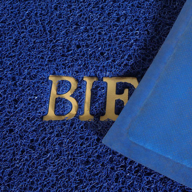LIMPIAPIES BIEVENIDO COLOR AZUL 90x60 cm ARTHOME-1