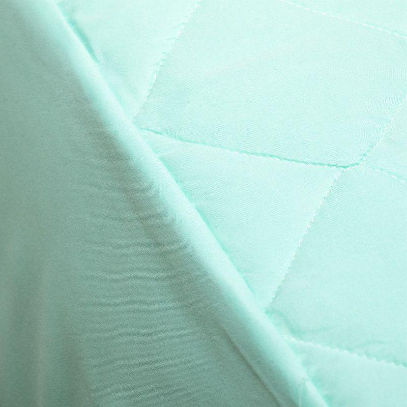 Cubrecolchon + Faldon + Sabana Verde 1 Plaza-5