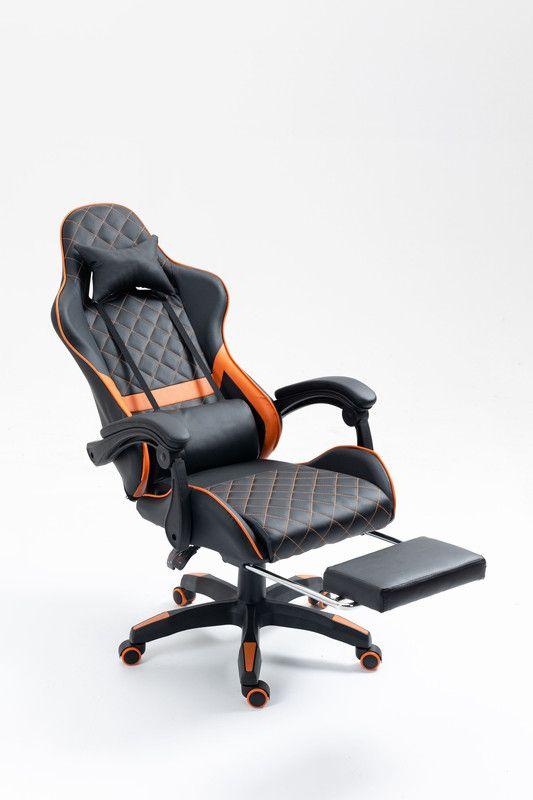 SILLA GAMER ARMOR 1039F PRO NEGRO NARANJO-2