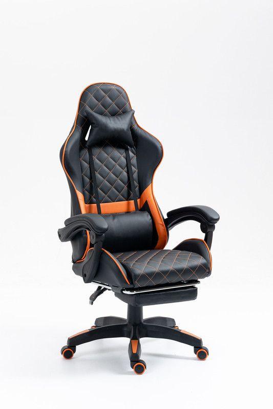 SILLA GAMER ARMOR 1039F PRO NEGRO NARANJO-5