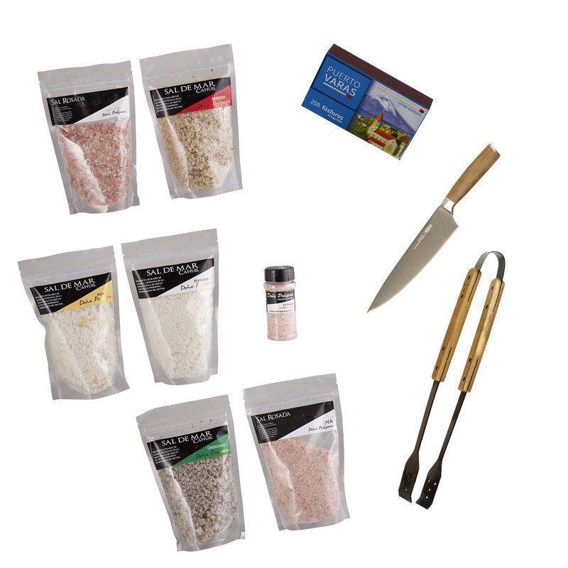 Set Parrillero 173 WAYU + Mix Sales Gourmet 10 Piezas Profesional-0