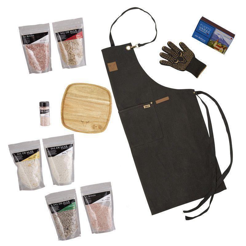 Set Parrillero 159 WAYU + Mix Sales Gourmet 11 Piezas Profesional-0