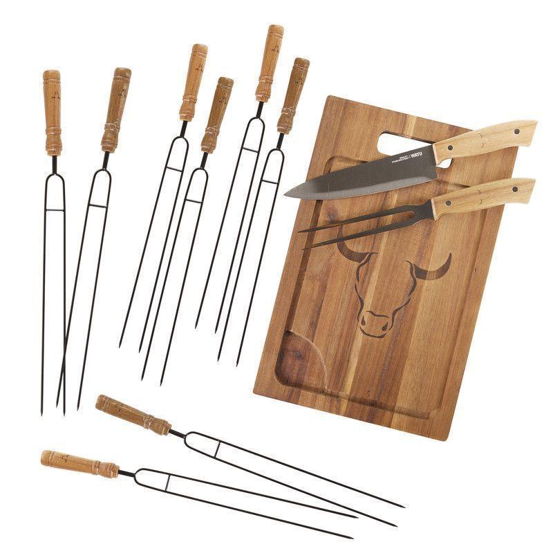 Set Parrillero 131 WAYU 6 Piezas Profesional-0