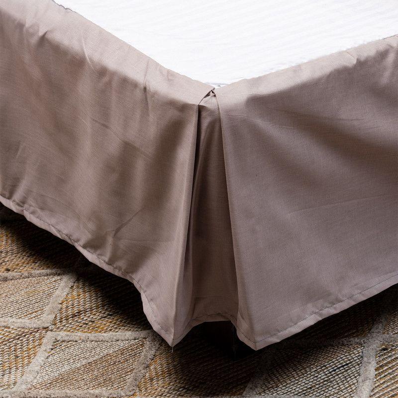 Cubrecolchon + Faldon + Sabana Gris King-6