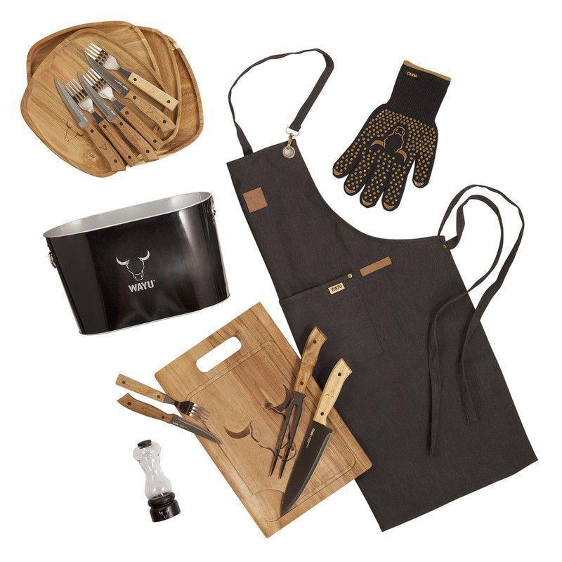 Set Parrillero 35 WAYU 11 Piezas Profesional-0