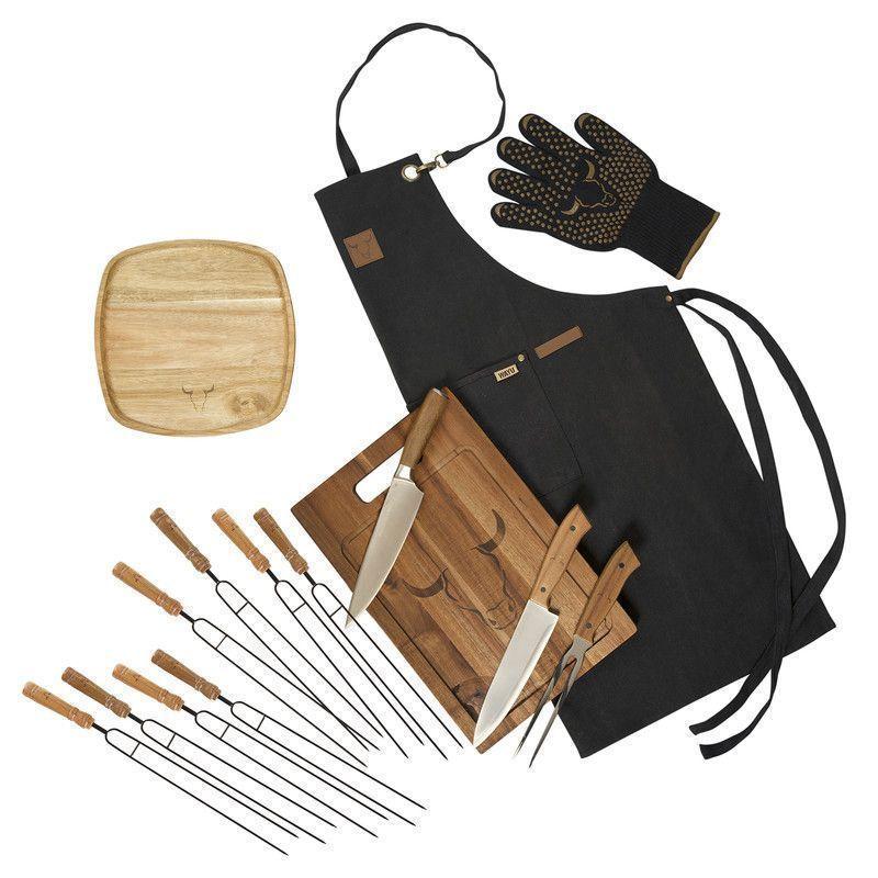 Set Parrillero 136 WAYU 10 Piezas Profesional-0