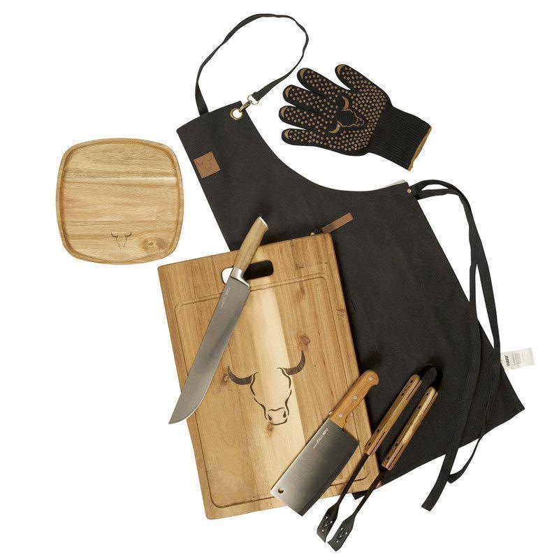 Set Parrillero 89 WAYU 7 Piezas Profesional-0