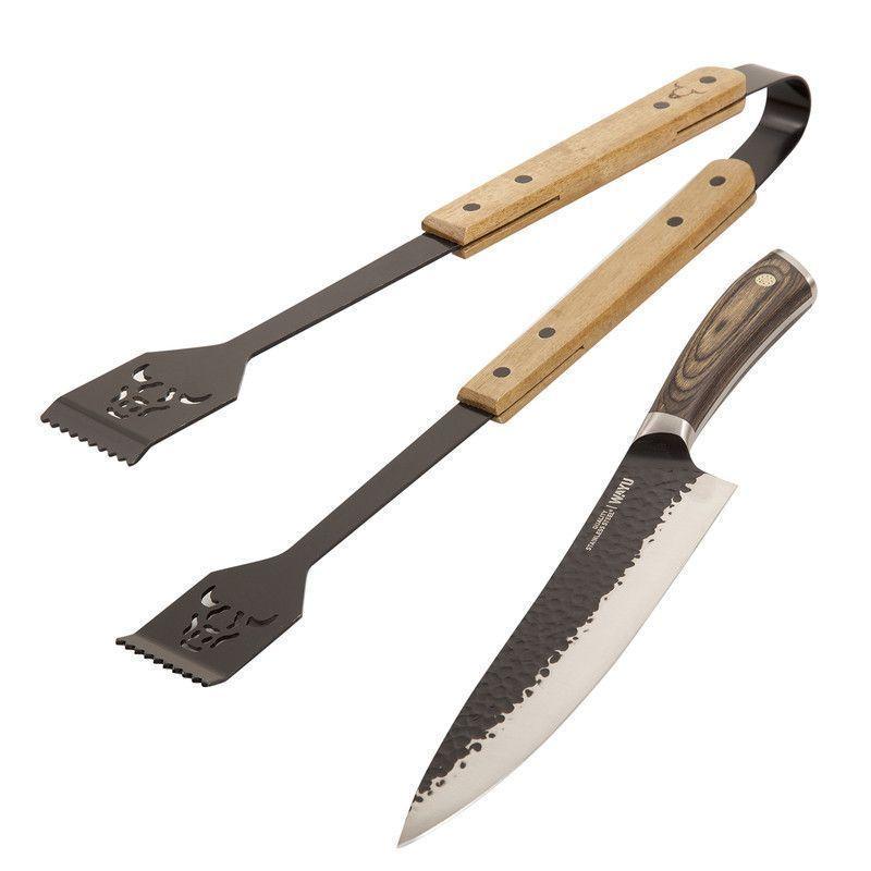 Set Parrillero 49 WAYU 2 Piezas Profesional-0