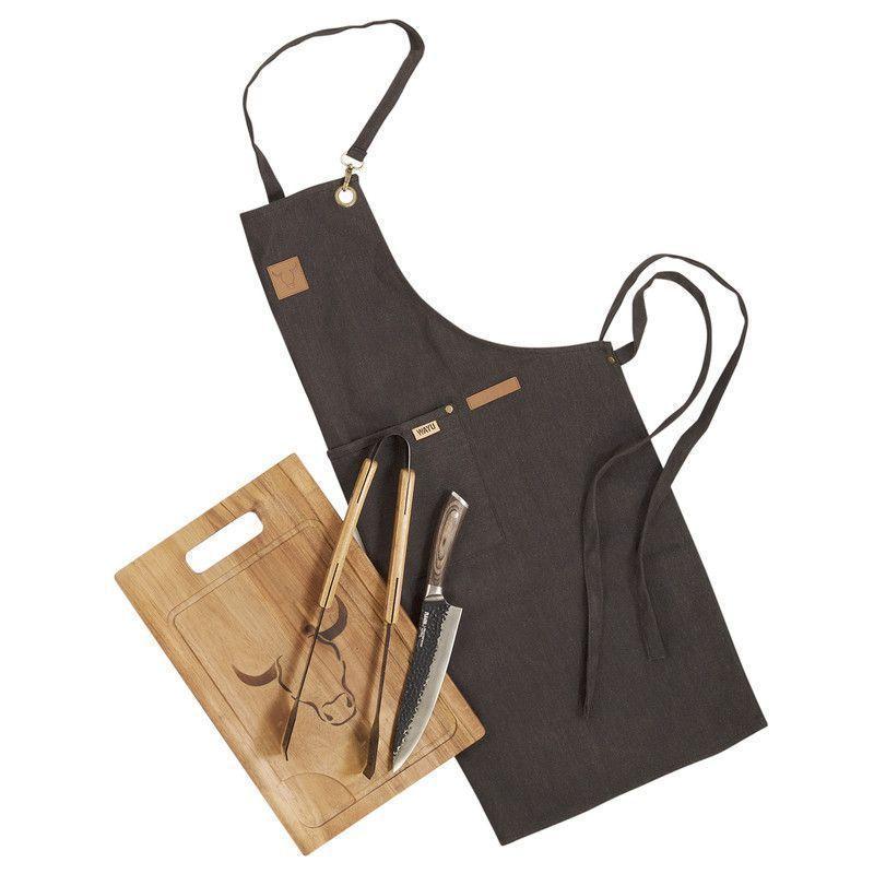 Set Parrillero 32 WAYU 4 Piezas Profesional-0