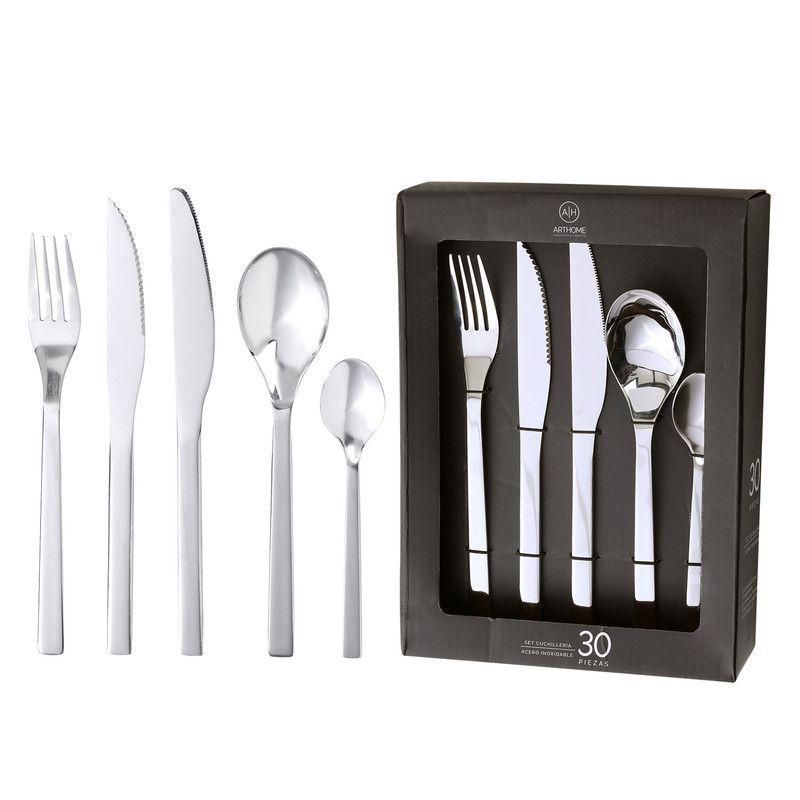 Set Cuchilleria 32 Piezas Acero Inoxidable Arthome CUC18-2